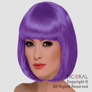 PELUCA CARRE VIOLETA X 1